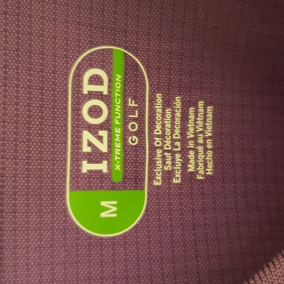 Purple Izod Golf Polo - Picture 4 of 6